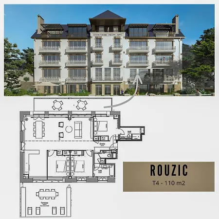 Rouzic T4, Luxury 4 Bedroom Breathtakin Trébeurden